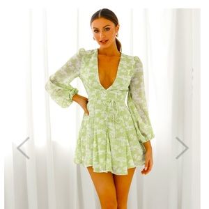 Estelle light green dress